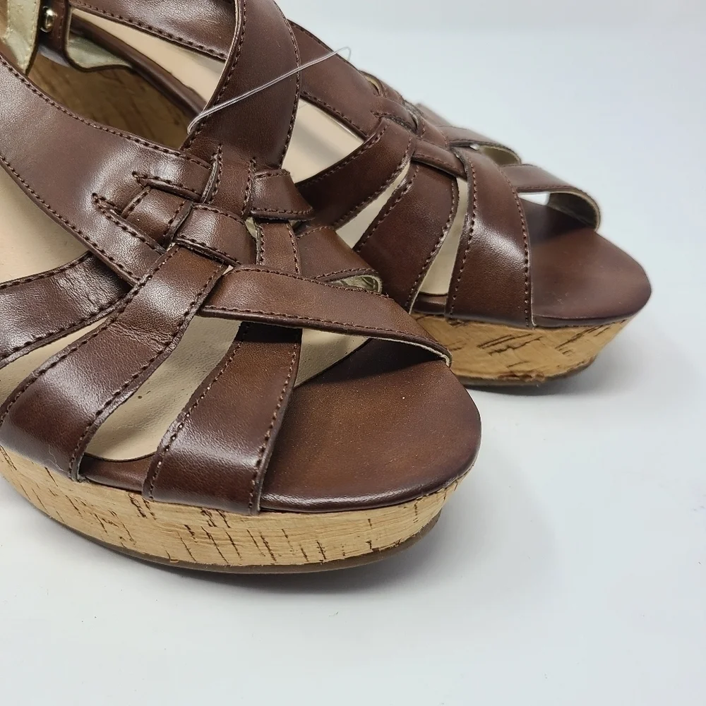 Guess | Strappy Kayce Wedge Platform Sandals (Size 8M)